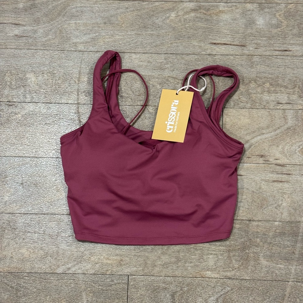 NWT Crissova (2) Nursing Bra Sea Foam Green & Maroon Size Medium - Picture 4 of 5